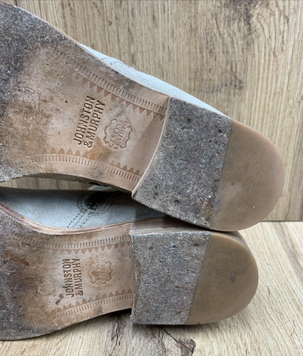 Johnston & Murphy Shelby Ankle Boots Women Size 6M Taupe Suede Side Zip 78-51852 - Picture 14 of 16