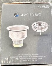 Glacier Bay 1001 966 396 Specification Sink Strainer - Stainless Steel - NEW -