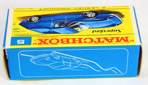 Matchbox Superfast #5 Lotus Europa Blue (Near Mint) Original Box (Near Mint) - Picture 11 of 13