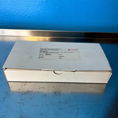 Anton Paar Ultra Pure Water Density Standard 5 x 10ml vials Cat 96044, NC9401087 - Picture 6 of 6