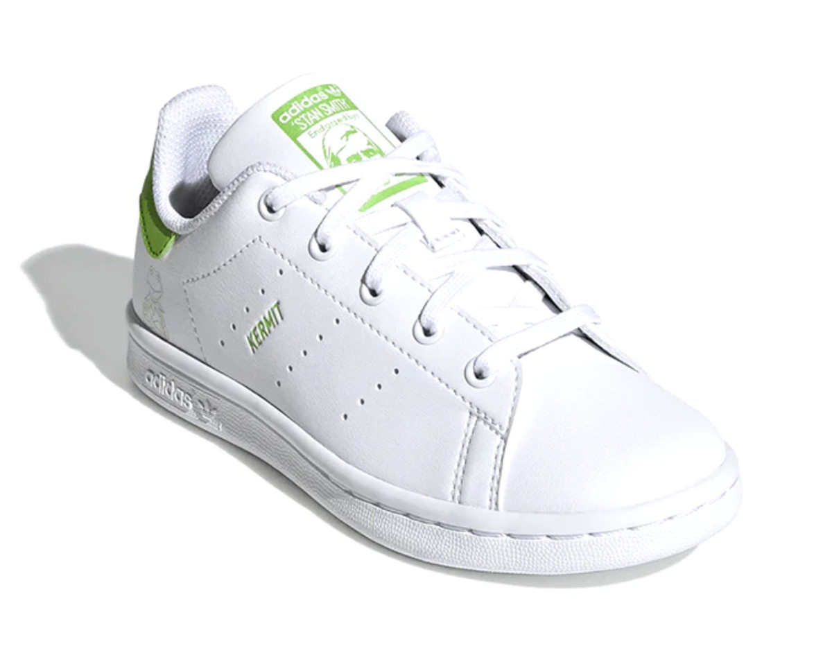 Adidas Stan Smith C FY6534 Kermit the Frog White Green Little Kids