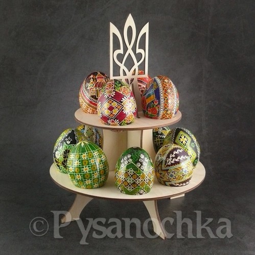 Mejor huevo de Pascua Pysanka Goose Pysanky ucraniano real. - Imagen 13 de 13