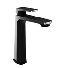 Single Handle Single Hole Bathroom Vessel Sink Faucet With Pop-up Drain in Matte