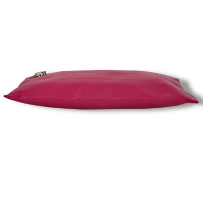 PRADA Clutch Bag Accessory Pouch Saffiano Leather Pink Used