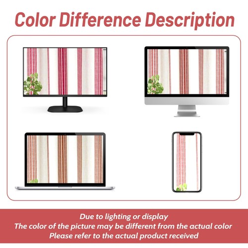 Chris vertikal gestreift Verdunkelung Leinen Fenstervorhang Volant Stange Tasche Thermo - Bild 31 von 58