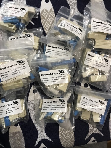 17 X Marken Rex SC Multi Mode Duplex Stecker - Bild 2 von 3