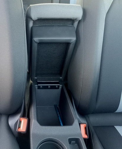 Reposabrazos central para AUDI A3 - 8Y Eco cuero negro premium largos ajustables - Imagen 3 de 5