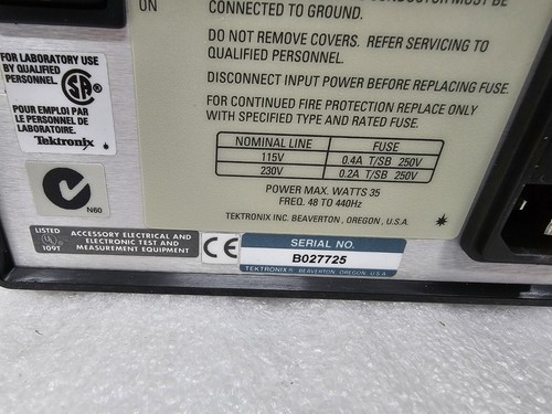 TEKTRONIX 1103 TEKPROBE 2CH Probe Power Supply - Picture 10 of 13