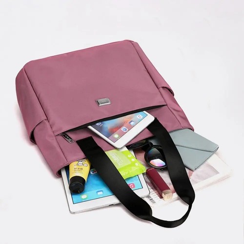 Leichte wasserdichte Nylon Schultertasche große Kapazität Handtasche Tragetaschen - Bild 15 von 31