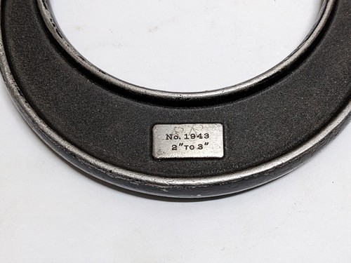 Vintage LUFKIN  No. 1943   2”-3" Outside Micrometer Made In USA (USED). - Picture 4 of 16