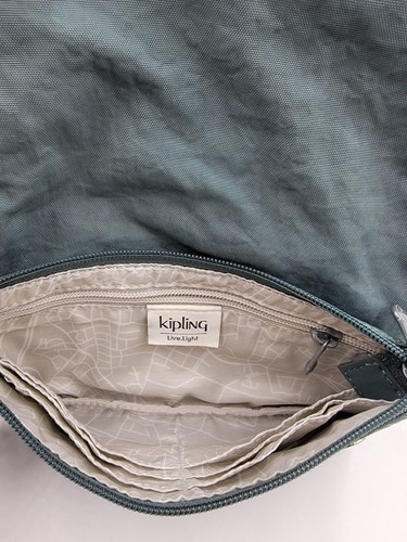 Kipling Lynne Convertible Crossbody Sling Bag Women's One Size Light Aloe Zip Up - Picture 9 of 16