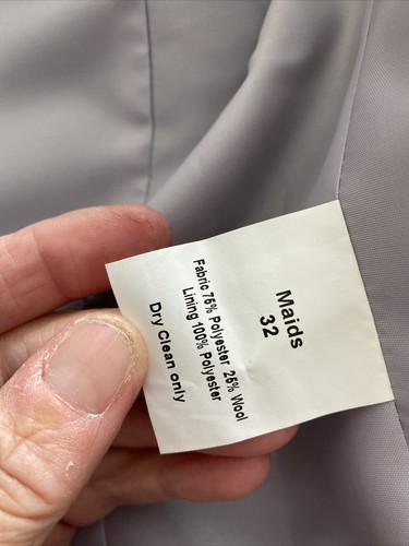 Super Smart Wool Mix Maids 32”(6-8) Caldene Grey ShowJacket Very Good Condition - Picture 15 of 22