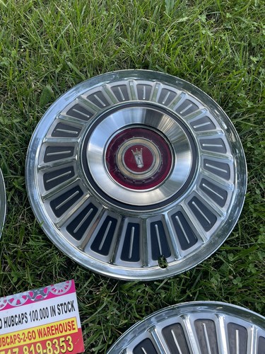 1967-72 Ford Galaxy 500 F100 Truck Van Big Block Hubcaps 15” Wheel Rare Vintage - Bild 3 von 7