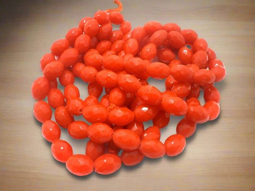 17x12 mm Faceted Glass Oval Beads - Picture 21 of 25