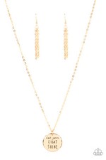 Light It Up - Gold, Silver Paparazzi-Accessories-Necklaces