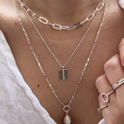 32.8Ft Stainless Steel Necklace Chain with Jump Rings Lobster Clasps for Jewelry - Picture 2 of 7