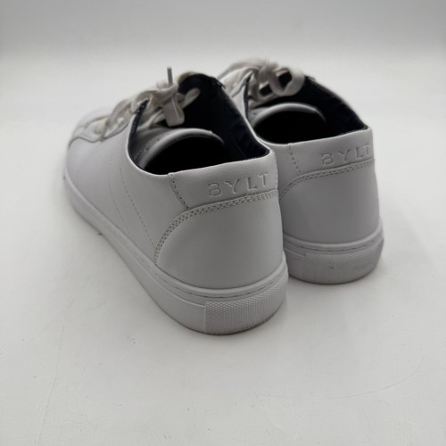 BYLT Herren Größe 11,5 US Weiß Alltag Leder Freizeit/Mode/Athleisure Turnschuhe - Bild 8 von 16