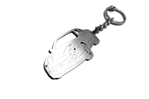 Stainless Steel Keychain 3D Car Body Laser Key Ring fit Maserati 3200 GT 1998- - Picture 6 of 6