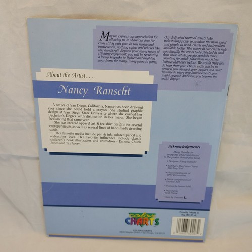 "Wit and Wisdom" Counted Cross Stitch Leaflet by Color Charts & N. Ranscht - Picture 3 of 3