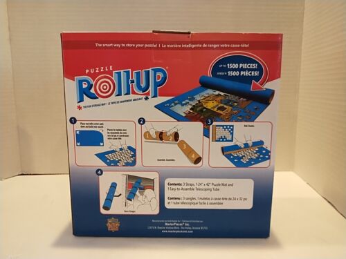 Master Pieces Roll-up Puzzle Storage Mat 24”x42”/ 1500 Pcs NEW - Picture 3 of 5