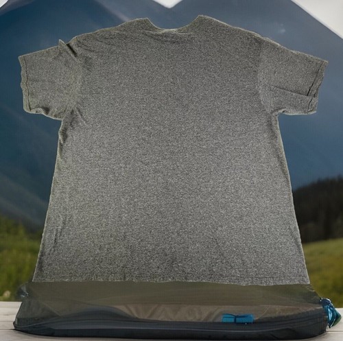 Camiseta de cuello redondo Real Tree 2XL gris suave con logotipo gráfico naranja para hombre - Imagen 2 de 6