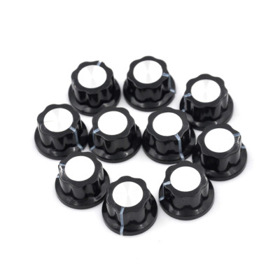 10 Pcs Potentiometer Knob Rotary Control Turning Bakelite Knob Hole Dia 6mm DSU 10 Pcs Potentiometer Knob Rotary Control Turning Bakelite Knob Hole Dia 6mm DSU