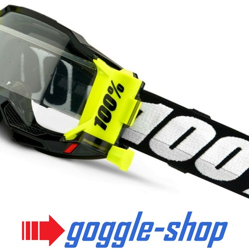 100 % PROZENT FORECAST YOUTH ACCURI 2 ROLL OFF MX MOTOCROSS BRILLE SCHWARZ - Bild 3 von 3