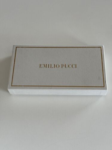 VGC w Box MCM 1960s 1970s VELVET EMILIO PUCCI SPELL OUT CLUTCH WALLET Purse Bag - Picture 4 of 10