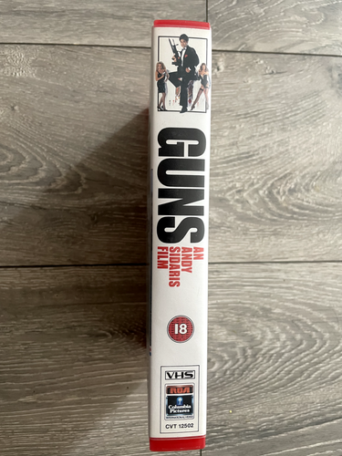 GUNS - ANDY SIDARIS - RCA COLUMBIA PICTURES - EX RENTAL - VHS - Picture 3 of 4