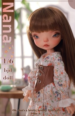 New Handmade 1/6 Resin BJD SD Ball Joint Doll Women Girl Gift Nana 10'' Full Set