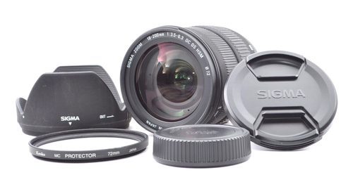 【Top Mint】SIGMA DC 18-200mm f/3.5-6.3 HSM for NIKON F Telephoto From Japan #1321 - Picture 1 of 10
