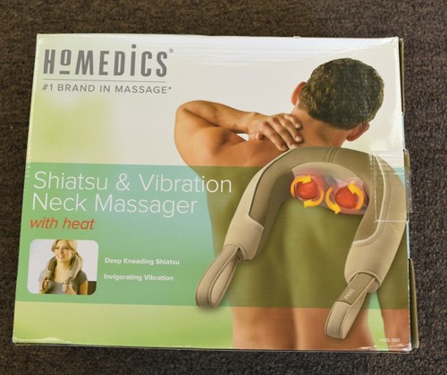 Homedics Shiatsu & Vibration Neck Massager with Heat - Picture 1 of 7