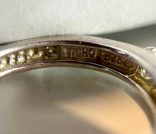 Preciosos pendientes de aro con bisagras de granate de plata esterlina 925 0,75 pulgadas 4,7 gramos - Imagen 10 de 15