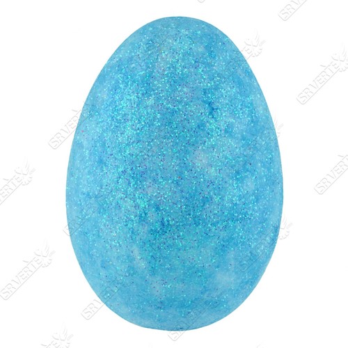 52cm Easter Straw Woven Ribbon Wrapped Bonnet Glitter Foam Eggs DIY Craft Set - Picture 26 of 52