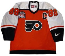 ERIC LINDROS NIKE PHILADELPHIA FLYERS 1997 STANLEY CUP JERSEY SIZE LARGE