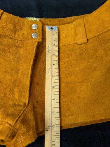 Vintage Leder Damen Shorts Rindsleder Western Festival Wear 32" - Bild 11 von 16