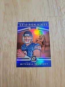 2017 Donruss Optic MITCHELL TRUBISKY Gridiron Kings Blue Prizm /149 Rookie SP
