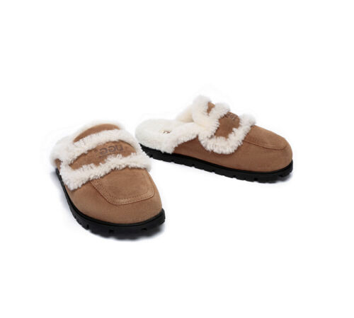 AUSTRALIAN SHEPHERD® UGG Slippers Women Sheepskin Wool Lined Soft Nonslip Remi - Picture 7 of 48