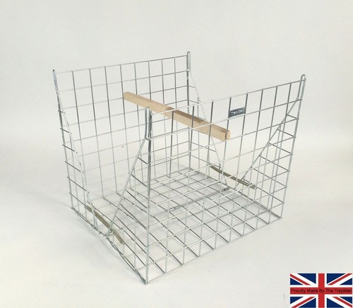 FLAT PACKED CLAM LARSEN TRAP CAGE Magpie Trap zinc plated UK made The TrapMan - Picture 8 of 8