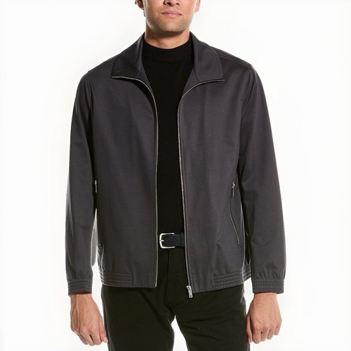THEORY CLASSON ASPHALT COMPACT PONTE JACKET MENS SIZE S NWT$565 - Picture 2 of 6