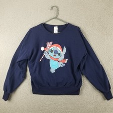 Disney Lilo Stitch Crewneck Sweatshirt Adult Small Christmas Sweater