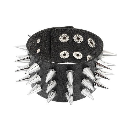 1Pc Creative Rivet Wrist Strap for Fashionable Party Outfits - Picture 3 of 12