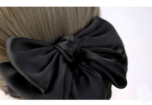 Bun Cover For Hair Hair Clip With Net Hair Nets For BunsRibbon Barrette With ... - Picture 4 of 7