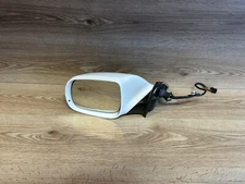 AUDI Q5 FRONT LEFT DRIVER SIDE POWER DOOR MIRROR WHITE OEM (2009_2015) 8R1857409