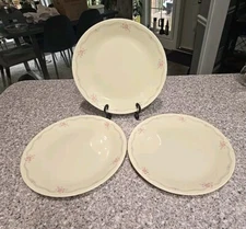 Set Of 3 Corelle by Corning 10 1/4" ENGLISH BREAKFAST Dinner Plates -Chip