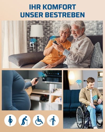 DEWENWILS Funksteckdosen mit Fernbedienung,SELBSTLERNFUNKTION - Bild 8 von 9