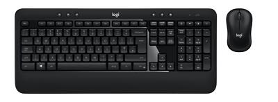 Logitech ADVANCED Combo Wireless Keyboard and Mouse Tastatur Maus inkl. USB Q
