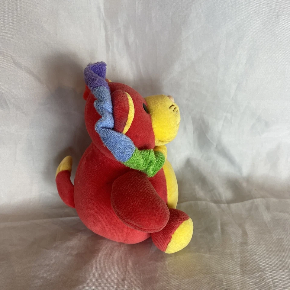 Vintage Braun Thermoscan Gund Lion Plush Chime Baby Rattle Toy - Image 4 of 4