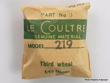 Jaeger LeCoultre 3rd Wheel & Pinion Cal.219 Part #210 3!