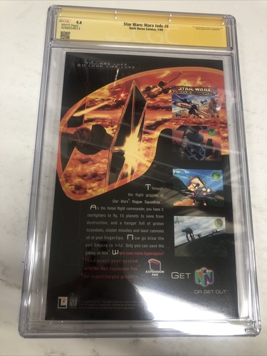 Star Wars: Mara Jade (1998) #6 (CGC 9.4 SS) Story And Signed Timothy Zahn - Picture 4 of 4